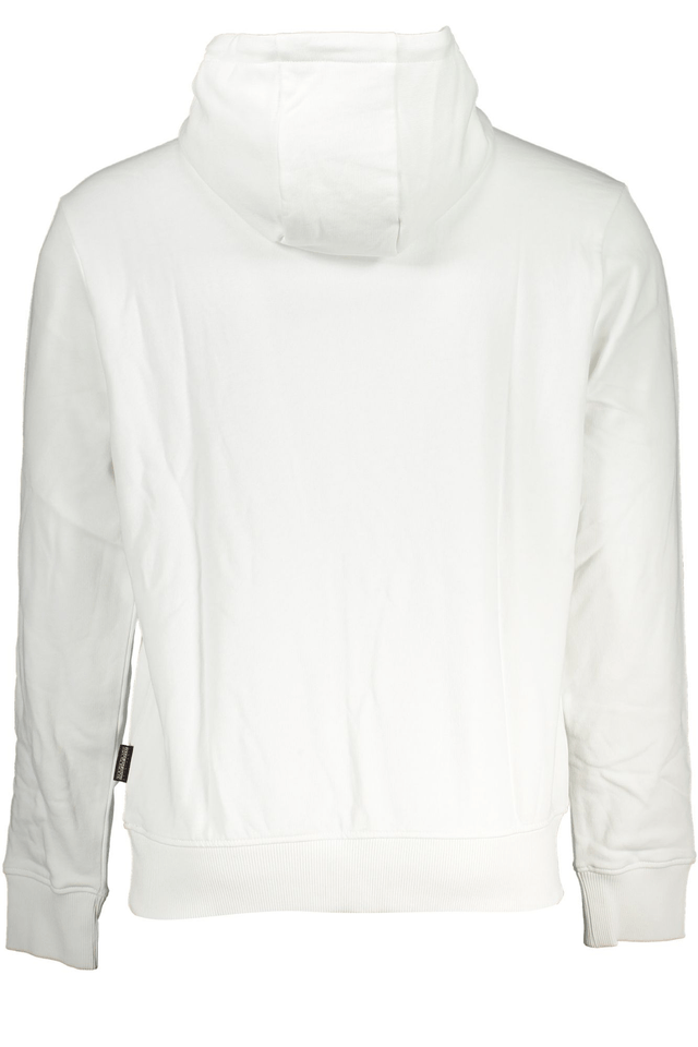 7570NAPAPIJRI FELPA CON ZIP UOMO BIANCO