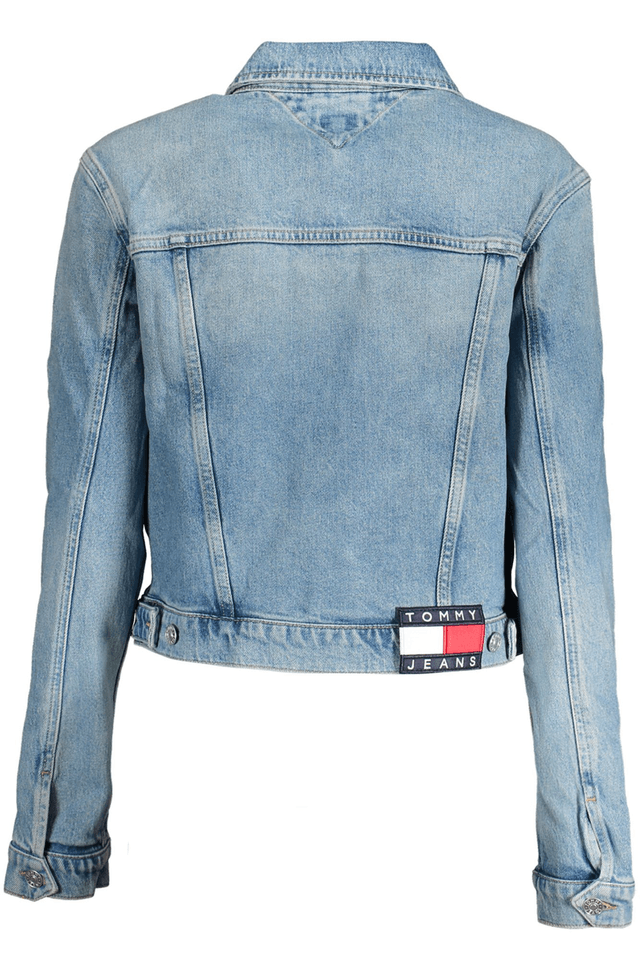 9743TOMMY HILFIGER GIUBBOTTO IN JEANS DONNA AZZURRO