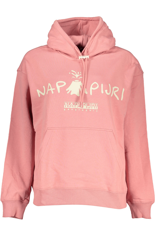7790NAPAPIJRI FELPA SENZA ZIP DONNA ROSA