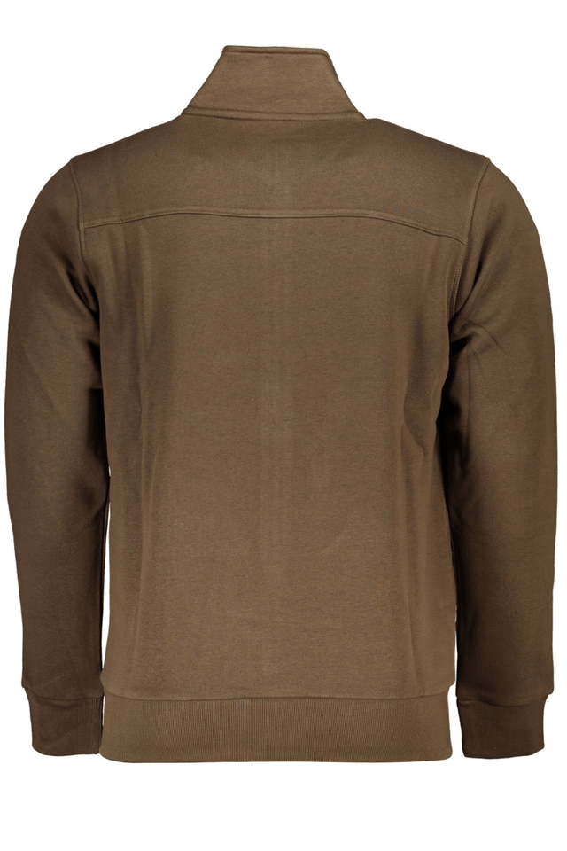 4830U.S. GRAND POLO FELPA CON ZIP UOMO MARRONE