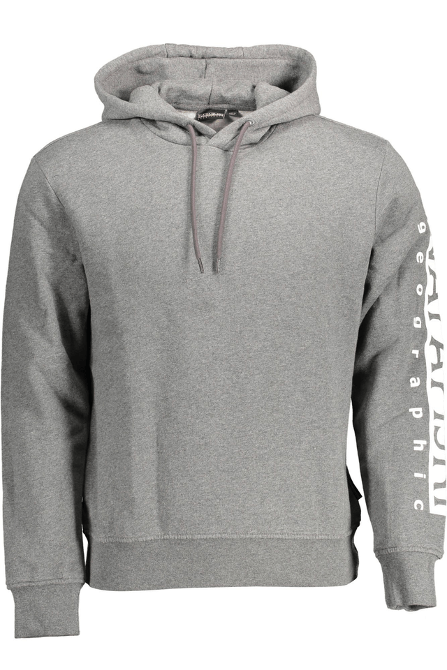 2115NAPAPIJRI FELPA SENZA ZIP UOMO GRIGIO