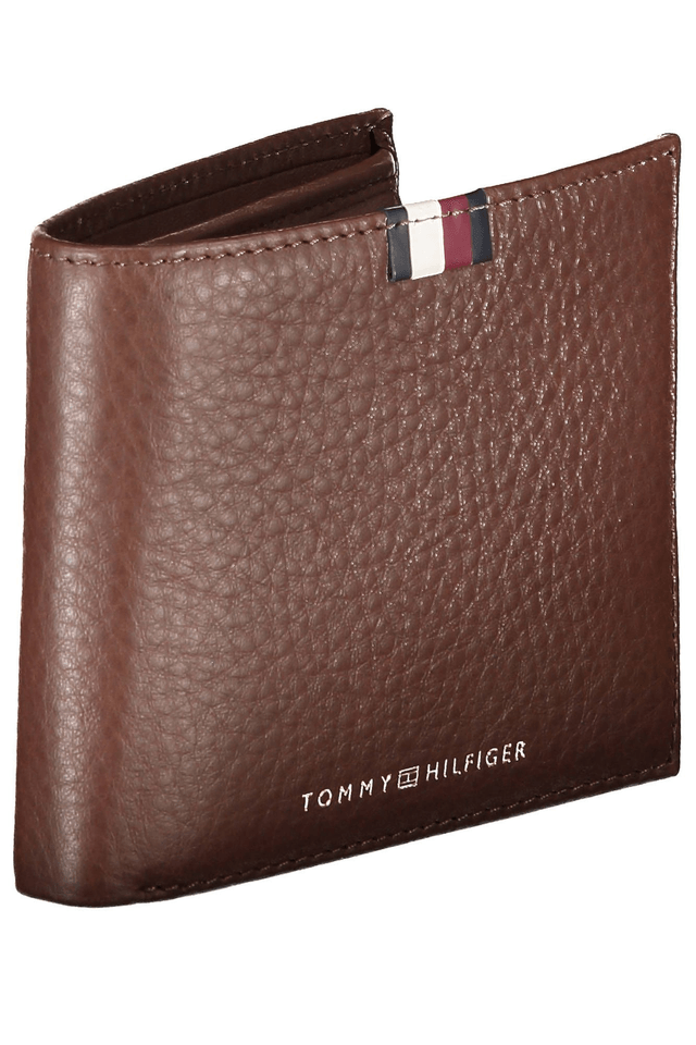 4485TOMMY HILFIGER PORTAFOGLIO UOMO MARRONE