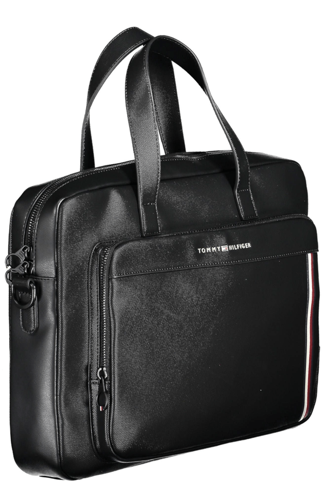 4479TOMMY HILFIGER CARTELLA UOMO NERO