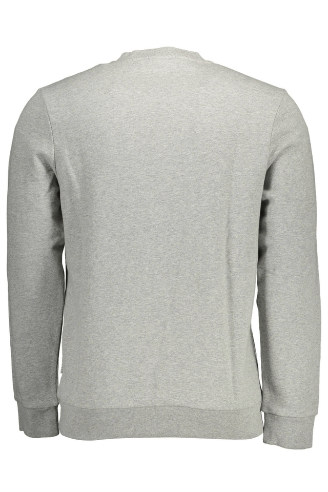 1544NAPAPIJRI FELPA SENZA ZIP UOMO GRIGIO
