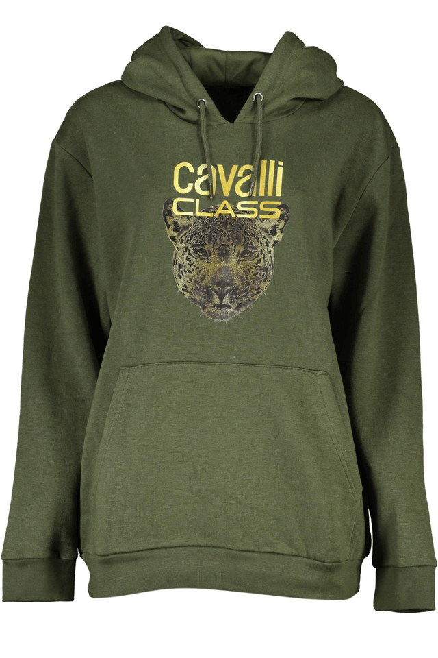 7958CAVALLI CLASS FELPA SENZA ZIP DONNA VERDE