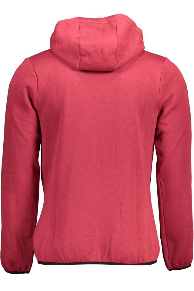 2647NORWAY 1963 FELPA CON ZIP UOMO ROSSO