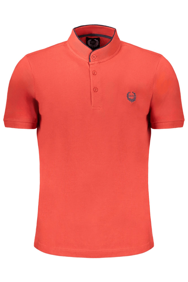 9631GIAN MARCO VENTURI POLO MANICHE CORTE UOMO ROSSO