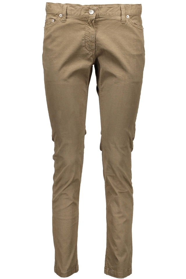664FRED PERRY PANTALONE DONNA MARRONE