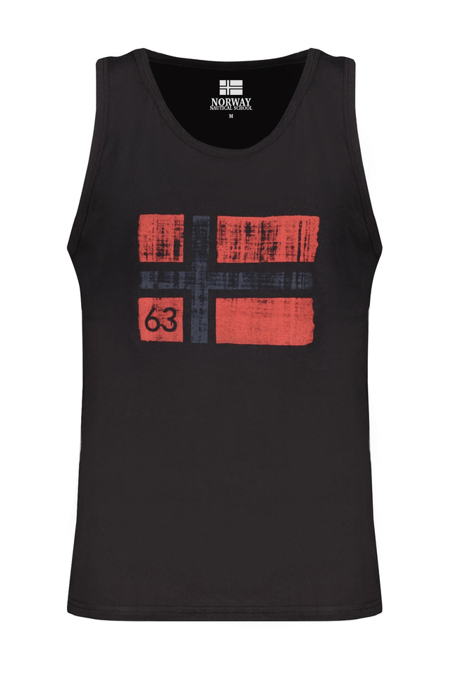 8160NORWAY 1963 CANOTTA UOMO NERO