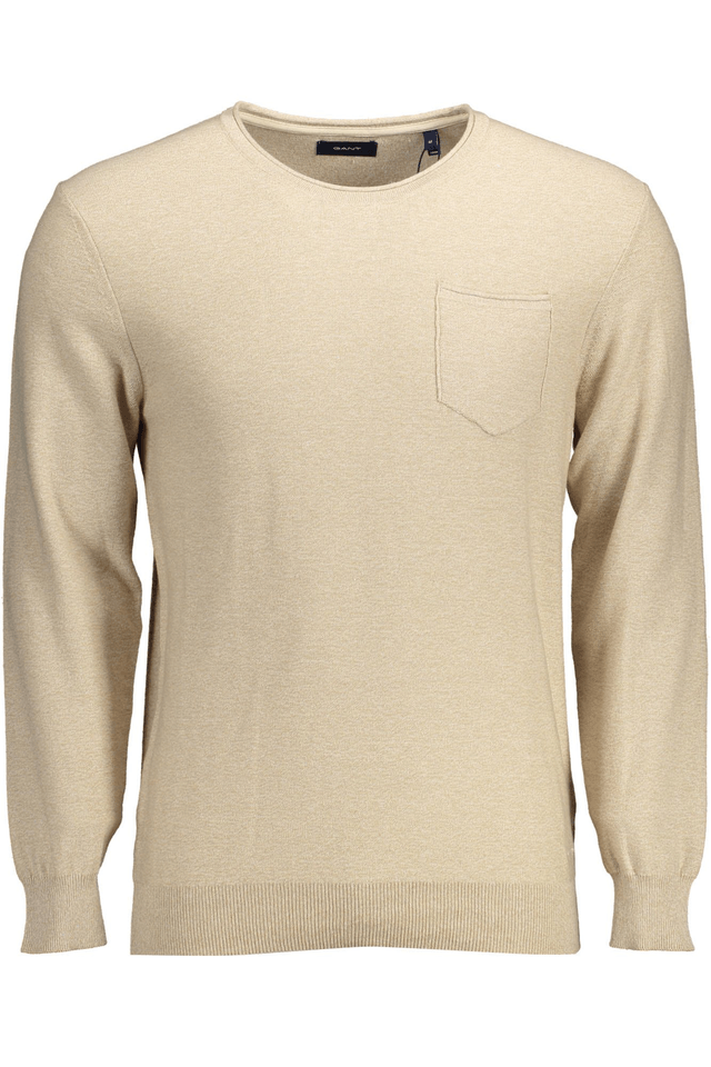 1758GANT MAGLIA UOMO BEIGE