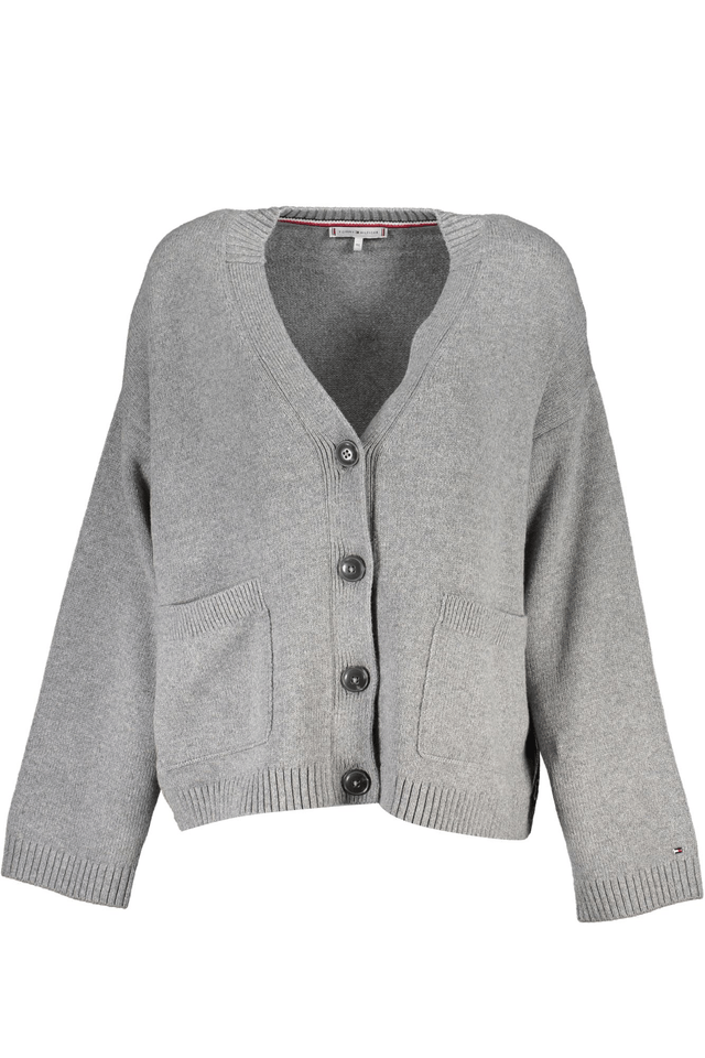 7389TOMMY HILFIGER CARDIGAN DONNA GRIGIO