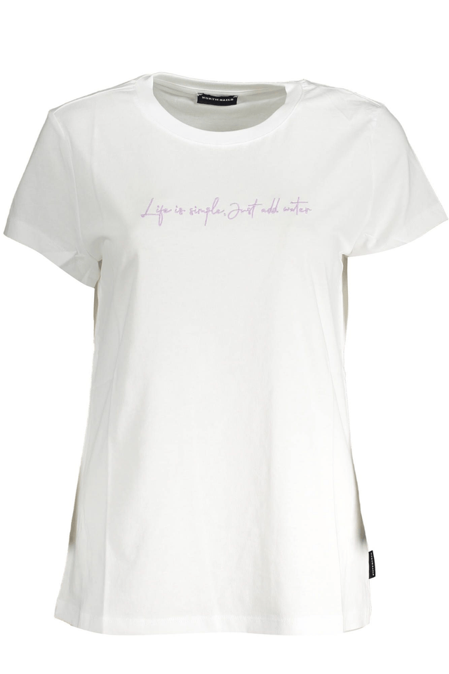 3651NORTH SAILS T-SHIRT MANICHE CORTE DONNA BIANCO