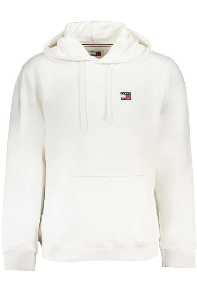 9145TOMMY HILFIGER FELPA SENZA ZIP UOMO BIANCO