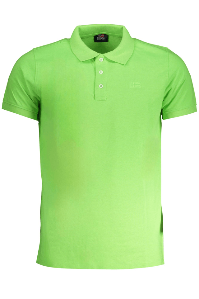 8960NORWAY 1963 POLO MANICHE CORTE UOMO VERDE