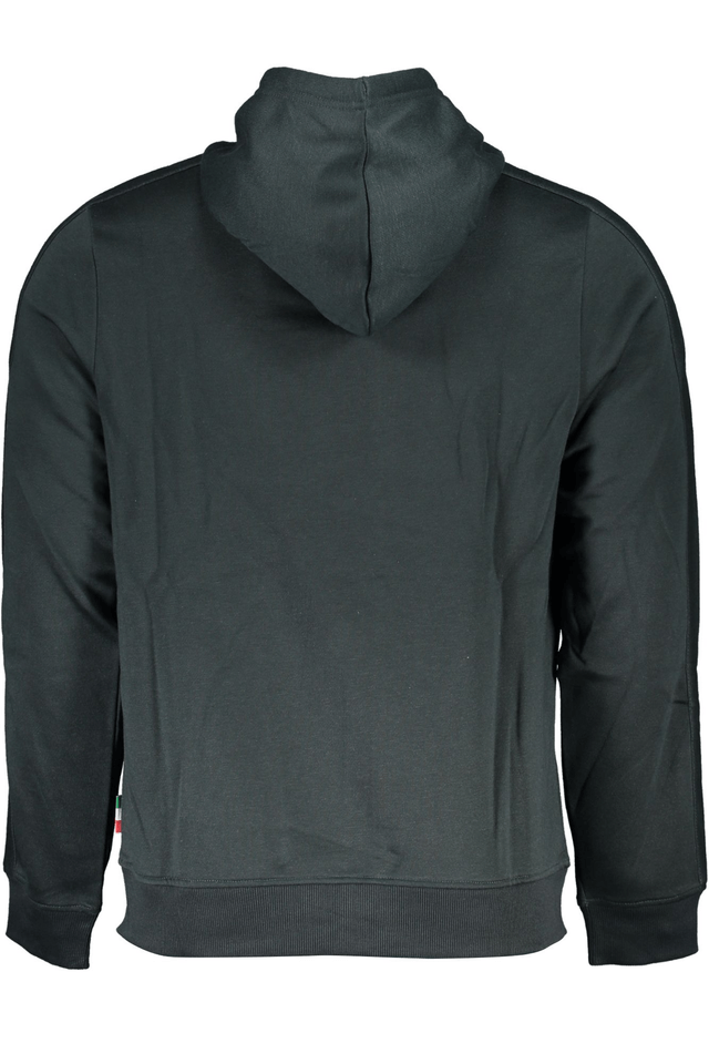 6200GIAN MARCO VENTURI FELPA CON ZIP UOMO VERDE