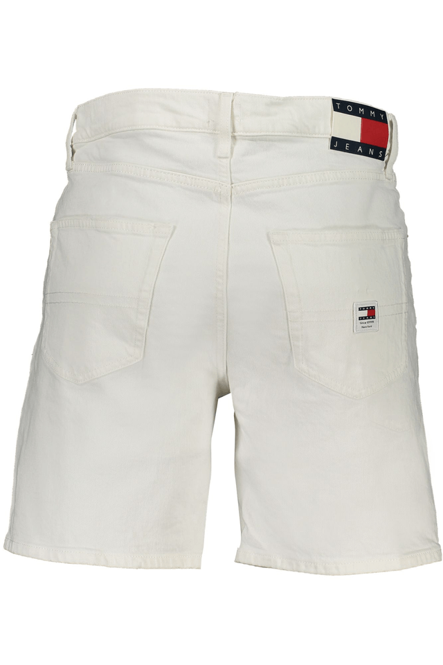 9391TOMMY HILFIGER PANTALONE SHORT UOMO BIANCO