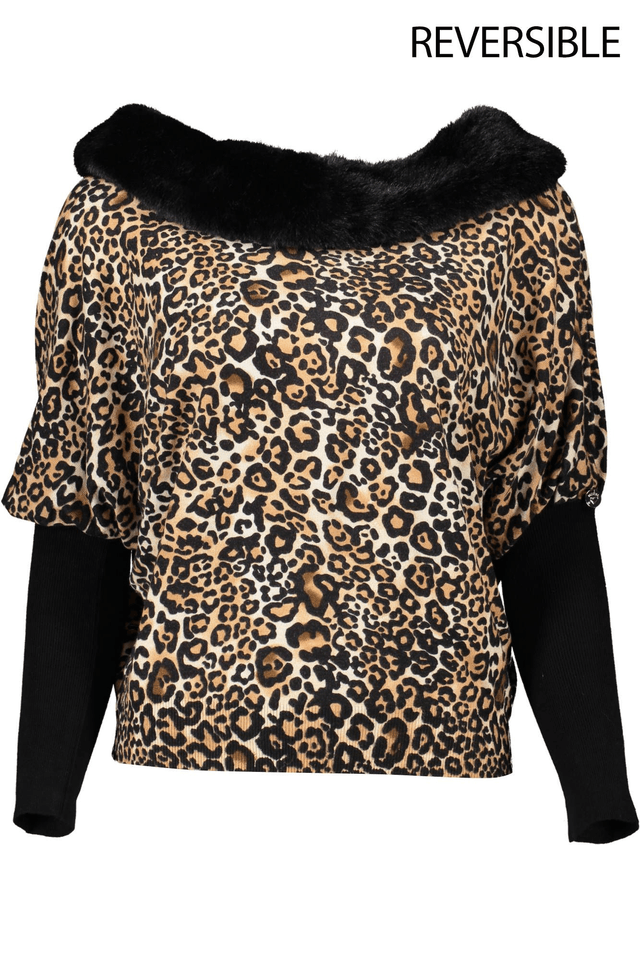 1070BLUGIRL MAGLIA DONNA NERO