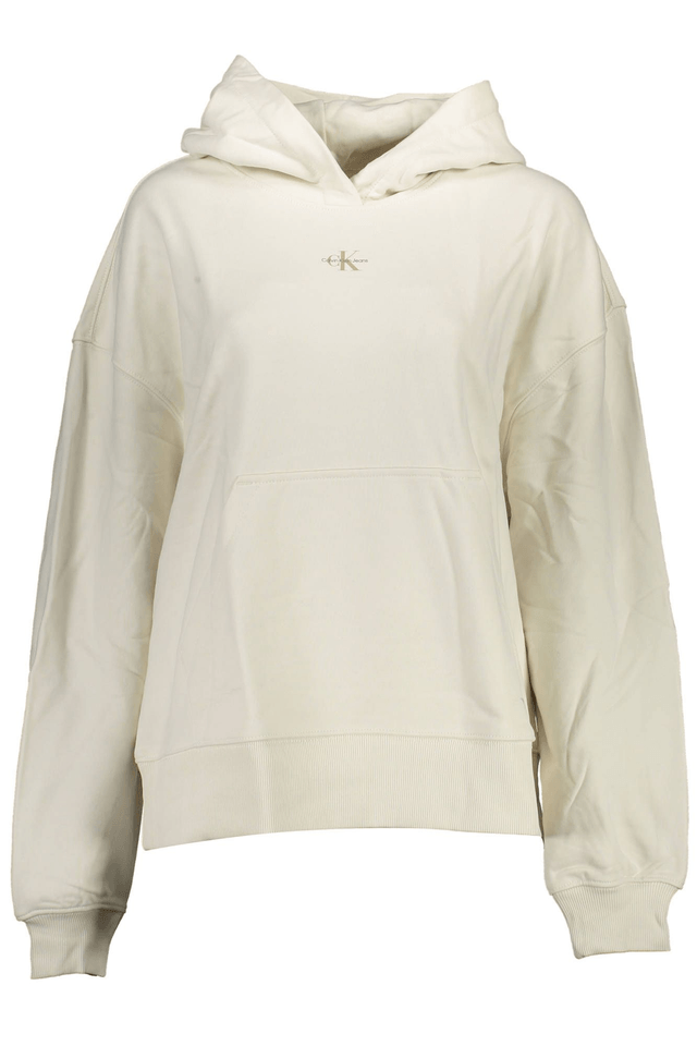 2986CALVIN KLEIN FELPA SENZA ZIP DONNA BIANCO