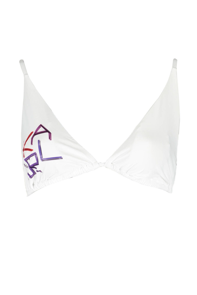 1352KARL LAGERFELD COSTUME PARTE SOPRA DONNA BIANCO