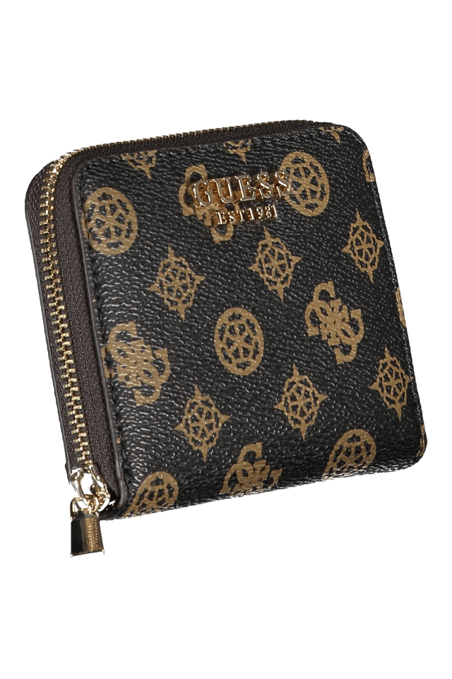 5097GUESS JEANS PORTAFOGLIO DONNA MARRONE