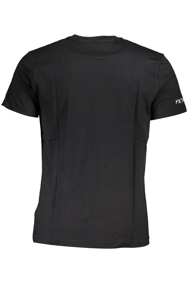 3863LA MARTINA T-SHIRT MANICHE CORTE UOMO NERO