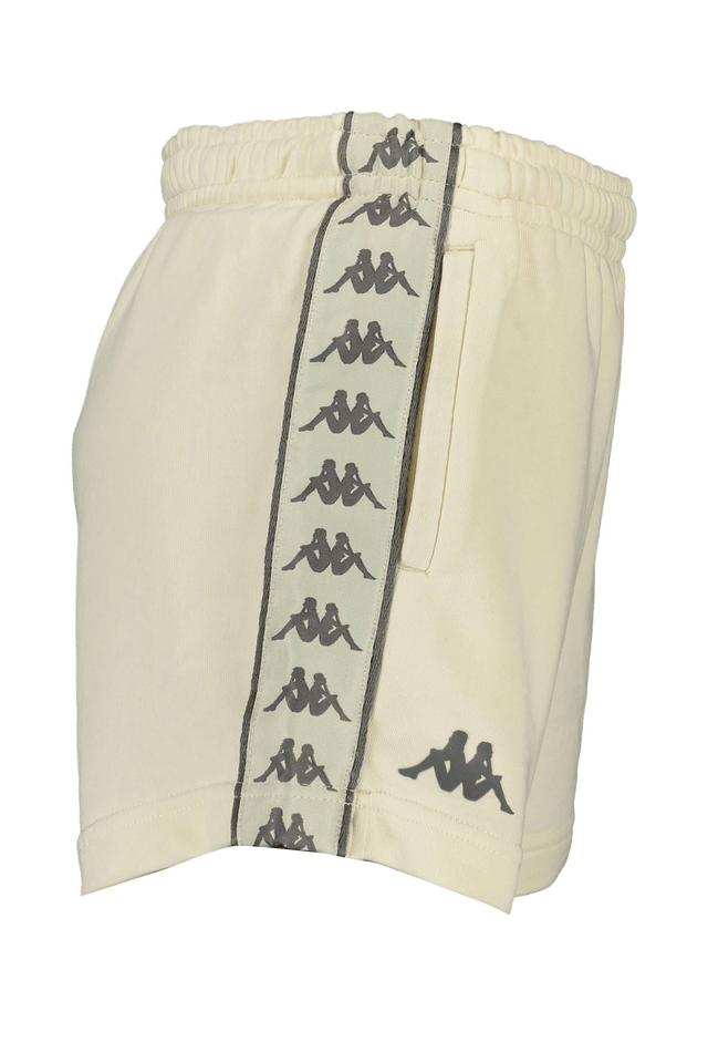 1776KAPPA PANTALONE SHORT DONNA BIANCO