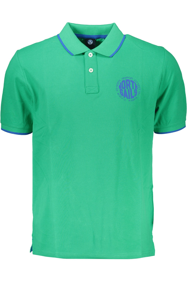7174NORTH SAILS POLO MANICHE CORTE UOMO VERDE