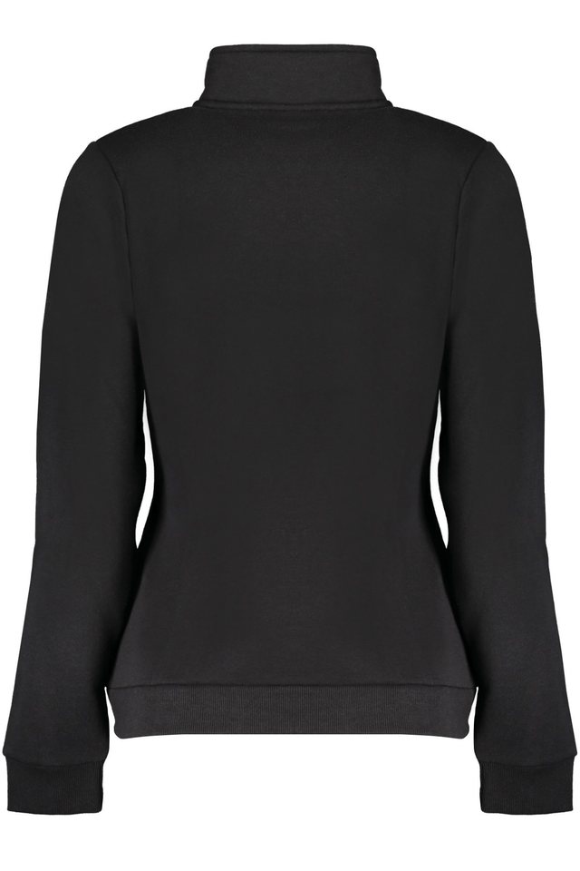 10107NORWAY 1963 FELPA CON ZIP DONNA NERO