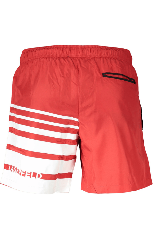 956KARL LAGERFELD BEACHWEAR COSTUME PARTE SOTTO UOMO ROSSO