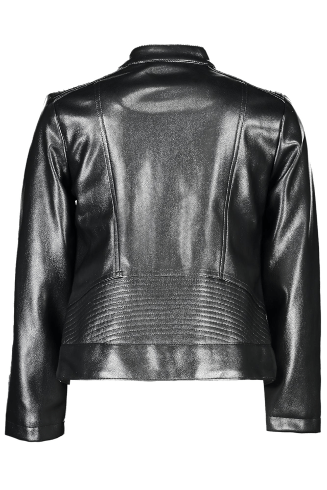 8127GUESS JEANS GIACCA SPORTIVA BAMBINA NERO