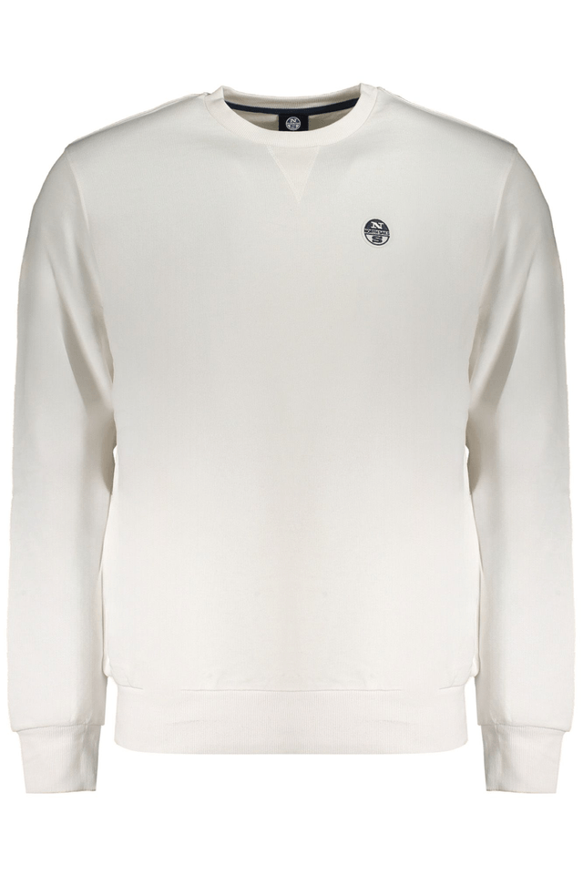 10051NORTH SAILS FELPA SENZA ZIP UOMO BIANCO