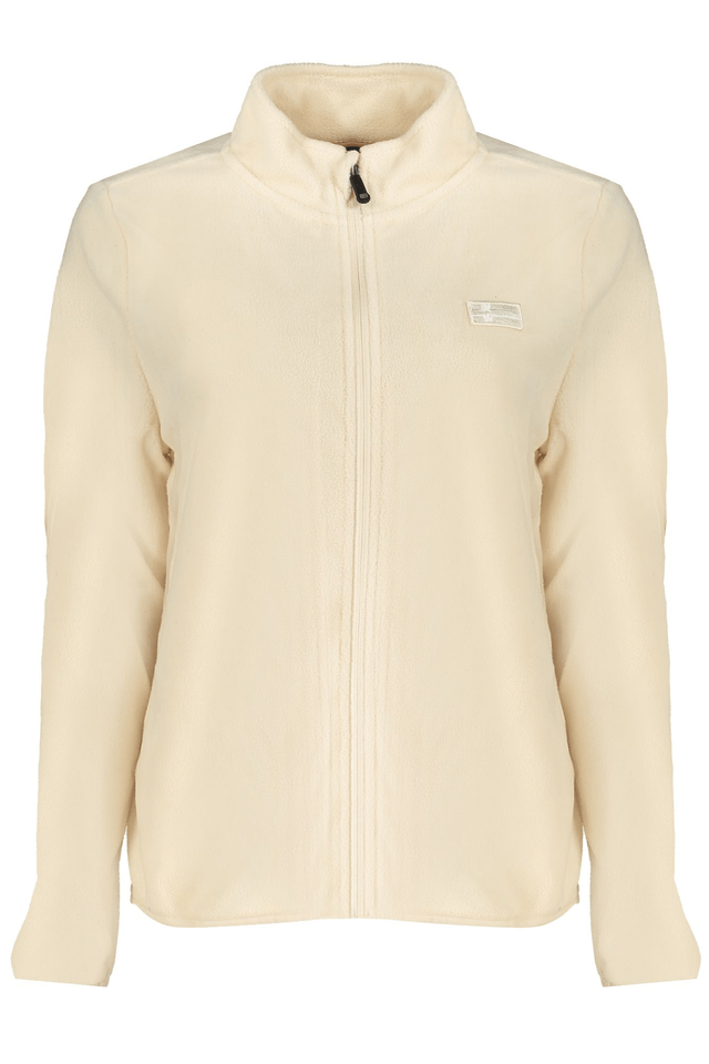 10098NORWAY 1963 FELPA CON ZIP DONNA BEIGE