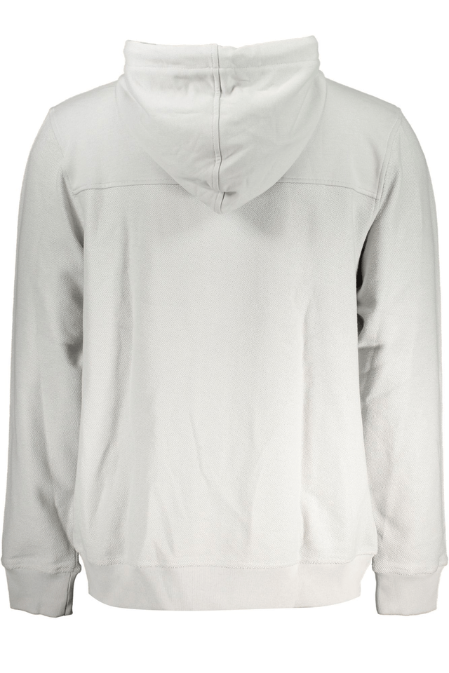 7908K-WAY FELPA CON ZIP UOMO GRIGIO