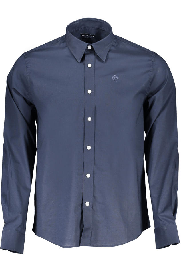 8596NORTH SAILS CAMICIA MANICHE LUNGHE UOMO BLU