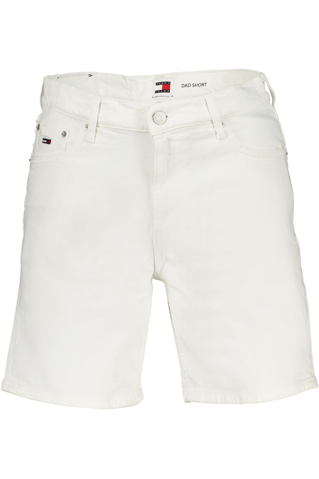 9391TOMMY HILFIGER PANTALONE SHORT UOMO BIANCO