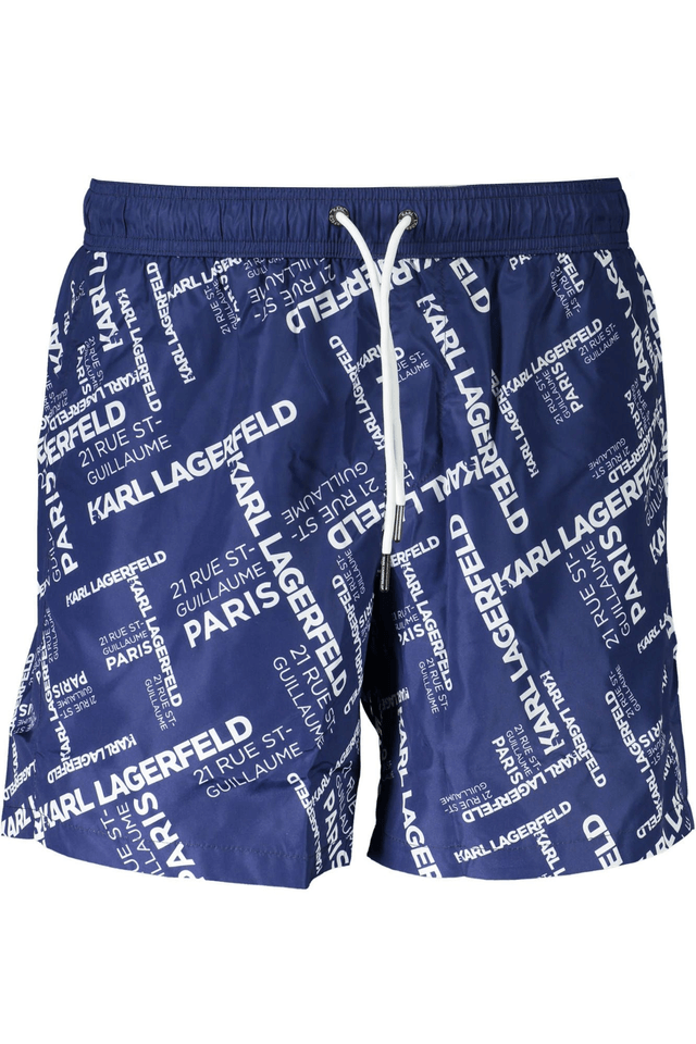 387KARL LAGERFELD BEACHWEAR COSTUME PARTE SOTTO UOMO BLU