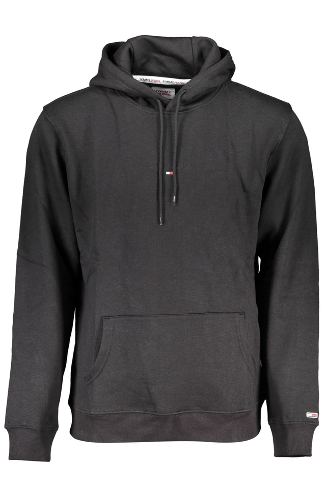 6512TOMMY HILFIGER FELPA SENZA ZIP UOMO NERO