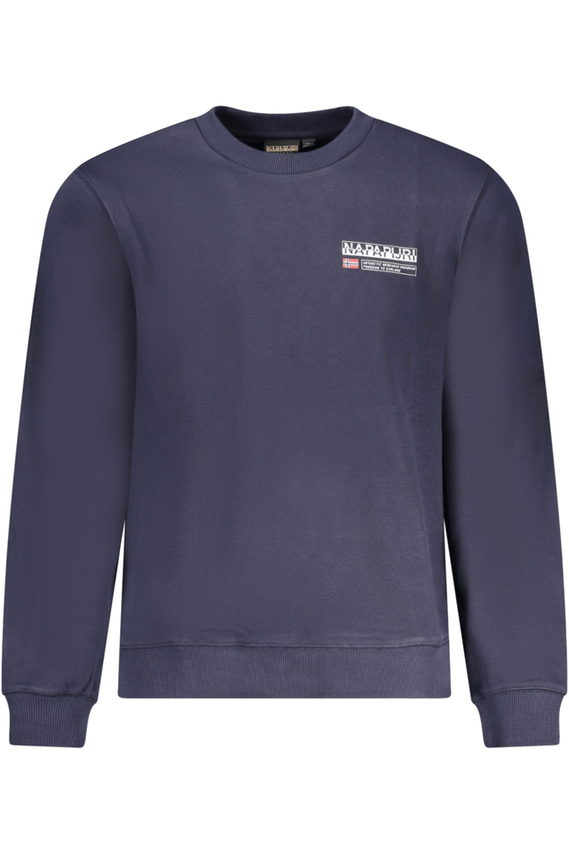 10355NAPAPIJRI FELPA SENZA ZIP UOMO BLU