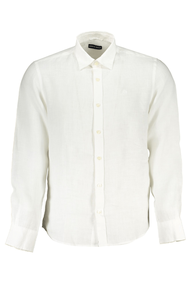 8721NORTH SAILS CAMICIA MANICHE LUNGHE UOMO BIANCO