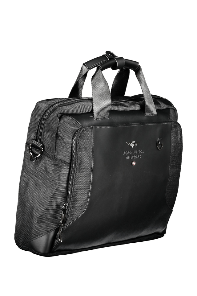AERONAUTICA MILITARE CARTELLA UOMO NERO