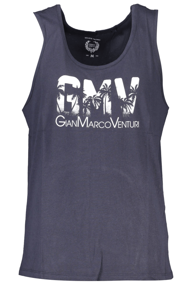 3987GIAN MARCO VENTURI CANOTTA UOMO BLU