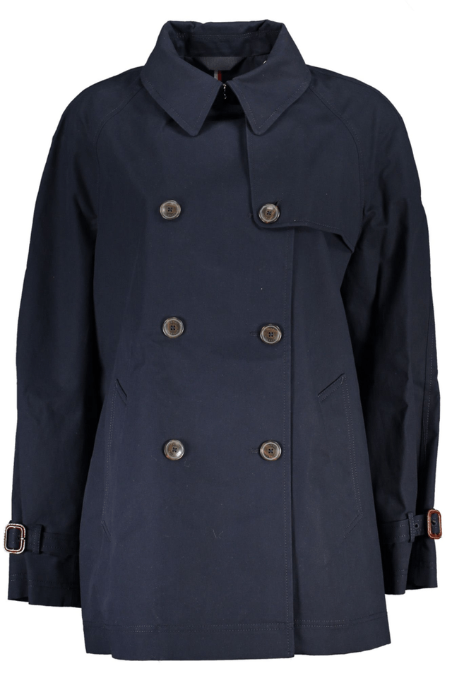 7418TOMMY HILFIGER TRENCH DONNA BLU