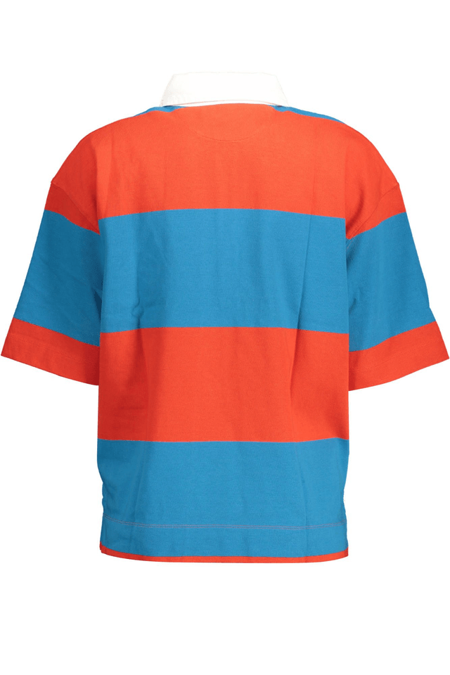 2164GANT POLO MANICHE CORTE DONNA ROSSO