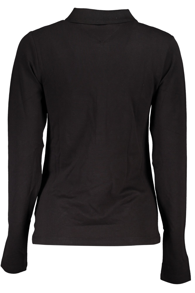 4782TOMMY HILFIGER POLO MANICHE LUNGHE DONNA NERO