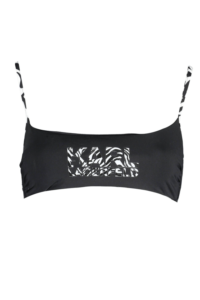2920KARL LAGERFELD BEACHWEAR COSTUME PARTE SOPRA DONNA NERO