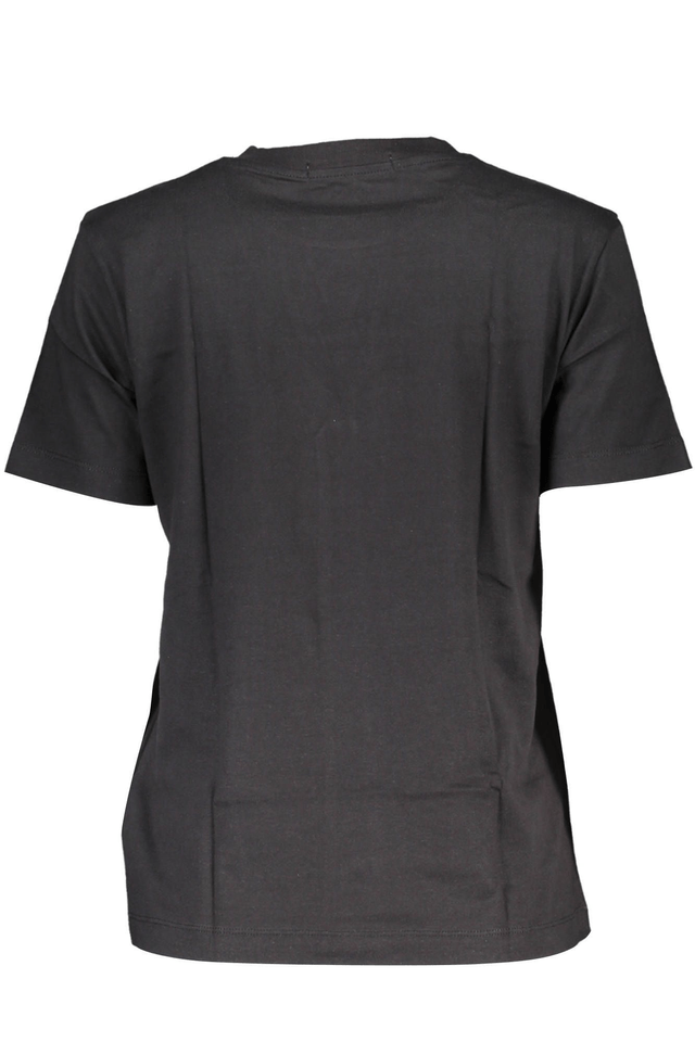 4677CALVIN KLEIN T-SHIRT MANICHE CORTE DONNA NERO