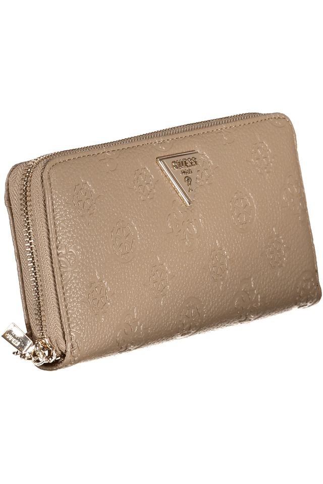10465GUESS JEANS PORTAFOGLIO DONNA BEIGE