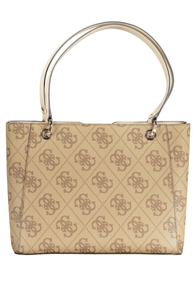 9912GUESS JEANS BORSA DONNA BEIGE