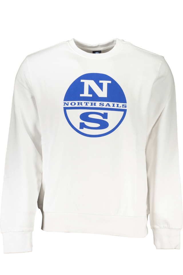 7101NORTH SAILS FELPA SENZA ZIP UOMO BIANCO