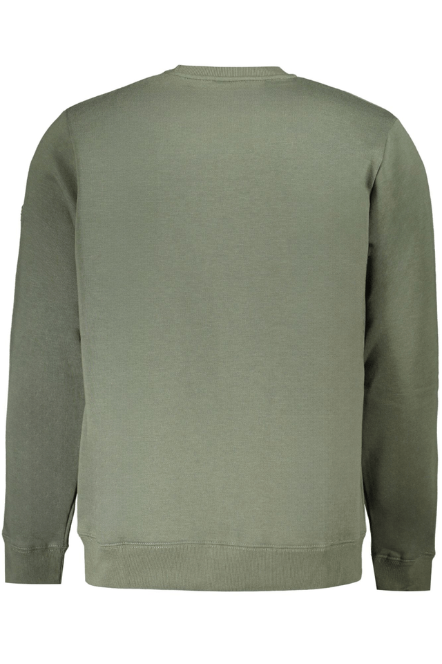 10084NORWAY 1963 FELPA SENZA ZIP UOMO VERDE